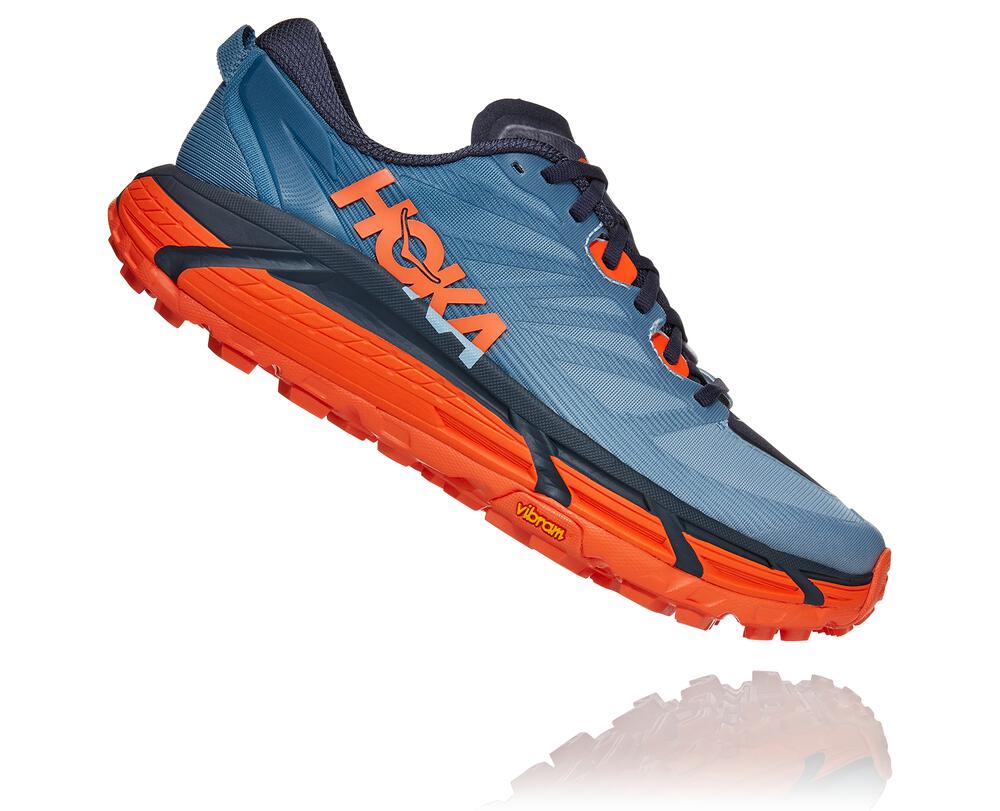 Hoka One One Mafate Speed 3 Moški Pohodniški Čevlji Modra / Oranžna SI-561209D